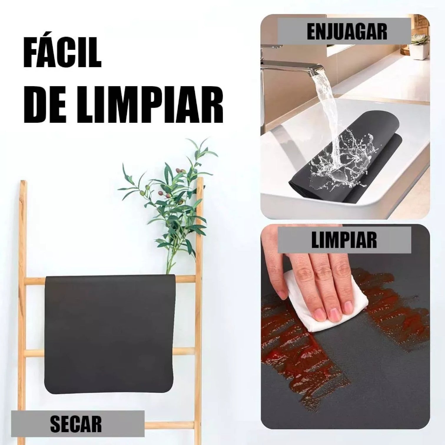 TAPETE ESCURRIDOR PARA COCINA