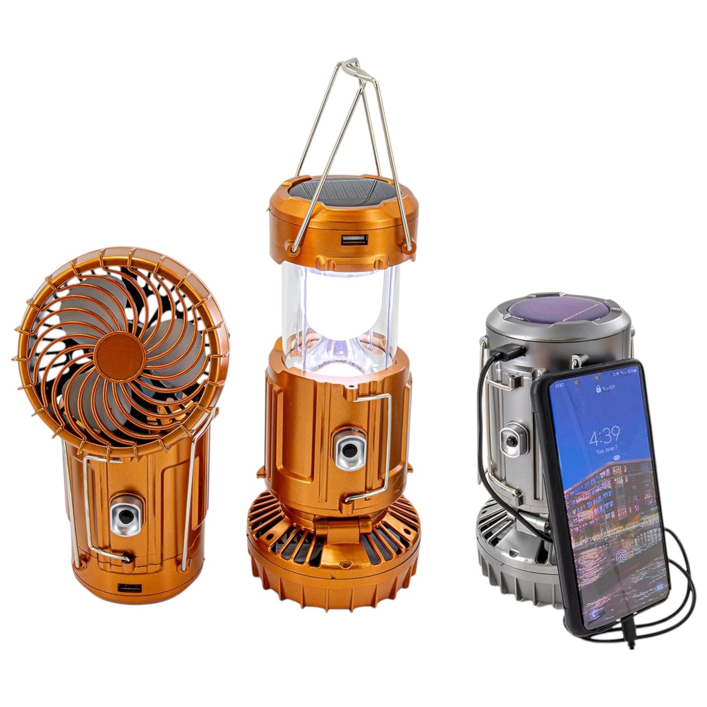 LAMPARA VENTILADOR CAMPING
