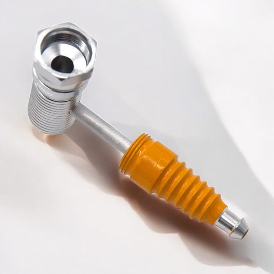 PIPA FORMA BUJIA METALICA