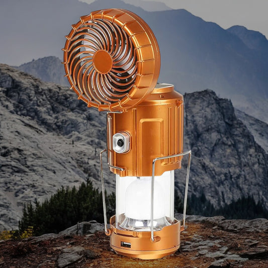 LAMPARA VENTILADOR CAMPING