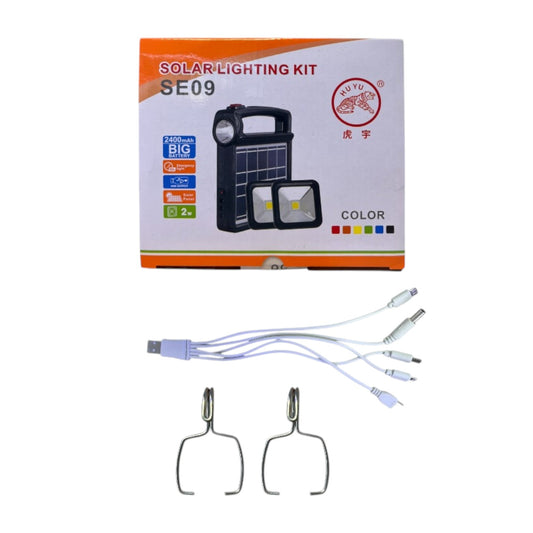 LAMPARA RECARGABLE (PANEL+2 REFLE)