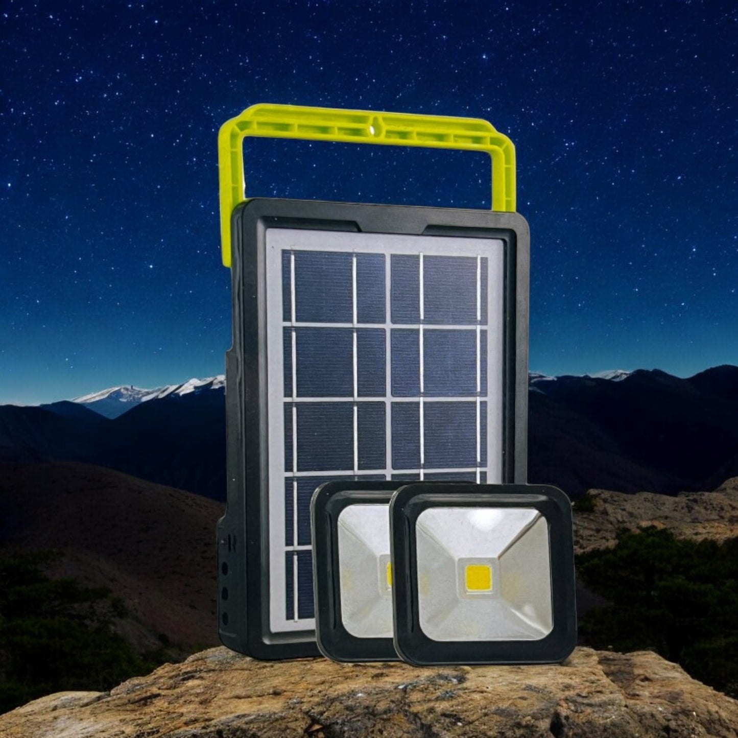 LAMPARA (PANEL SOLAR+2 REFLECTORES)