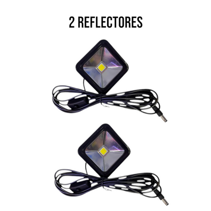 LAMPARA RECARGABLE (PANEL+2 REFLE)