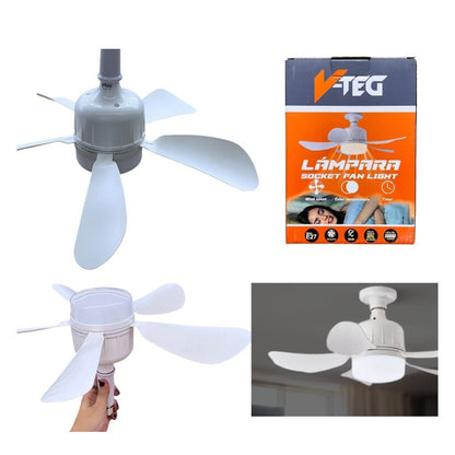 BOMBILLO LED 5 ASPAS ABANICO