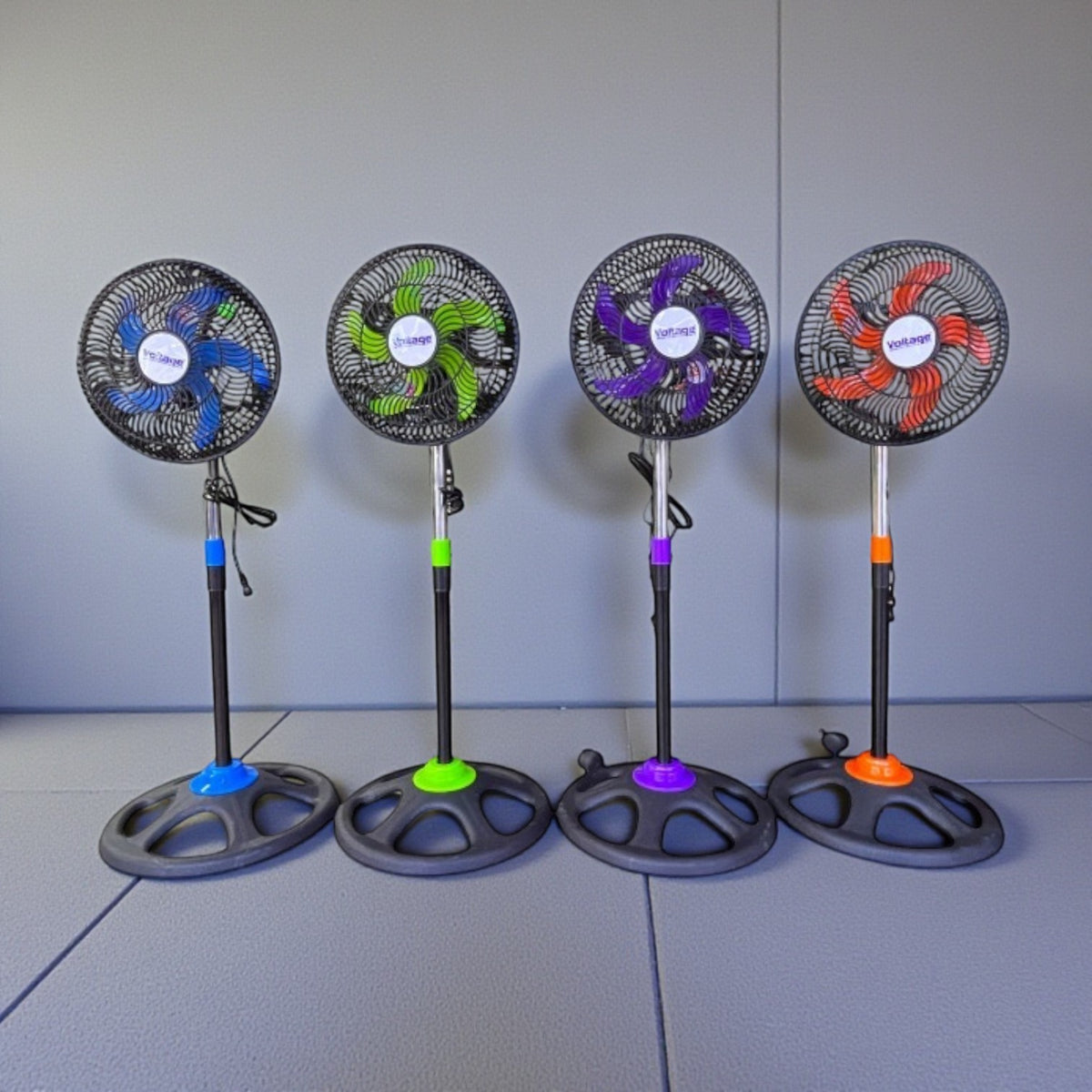 VENTILADOR 10" COLORES VOLTGE