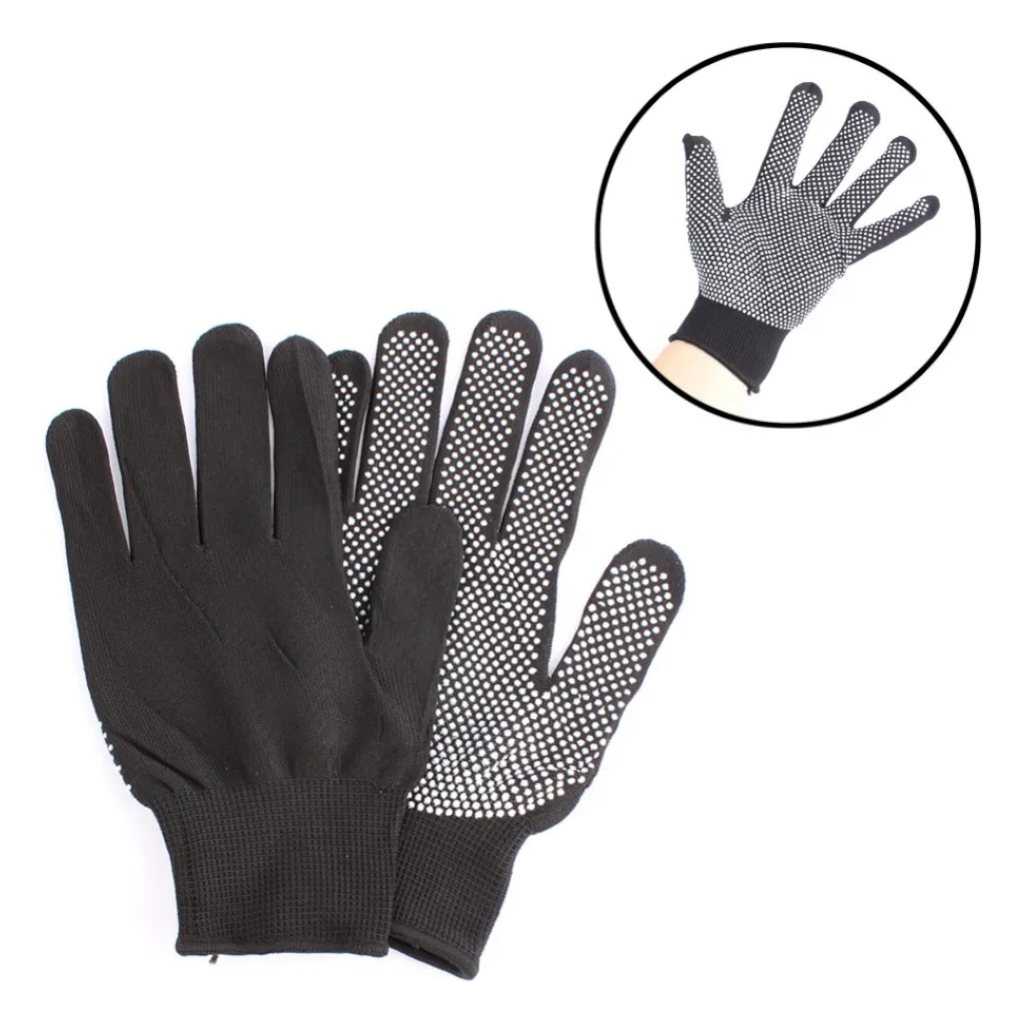 GUANTE NEGRO PUNTOS CALIBRE 2.0 ZASC