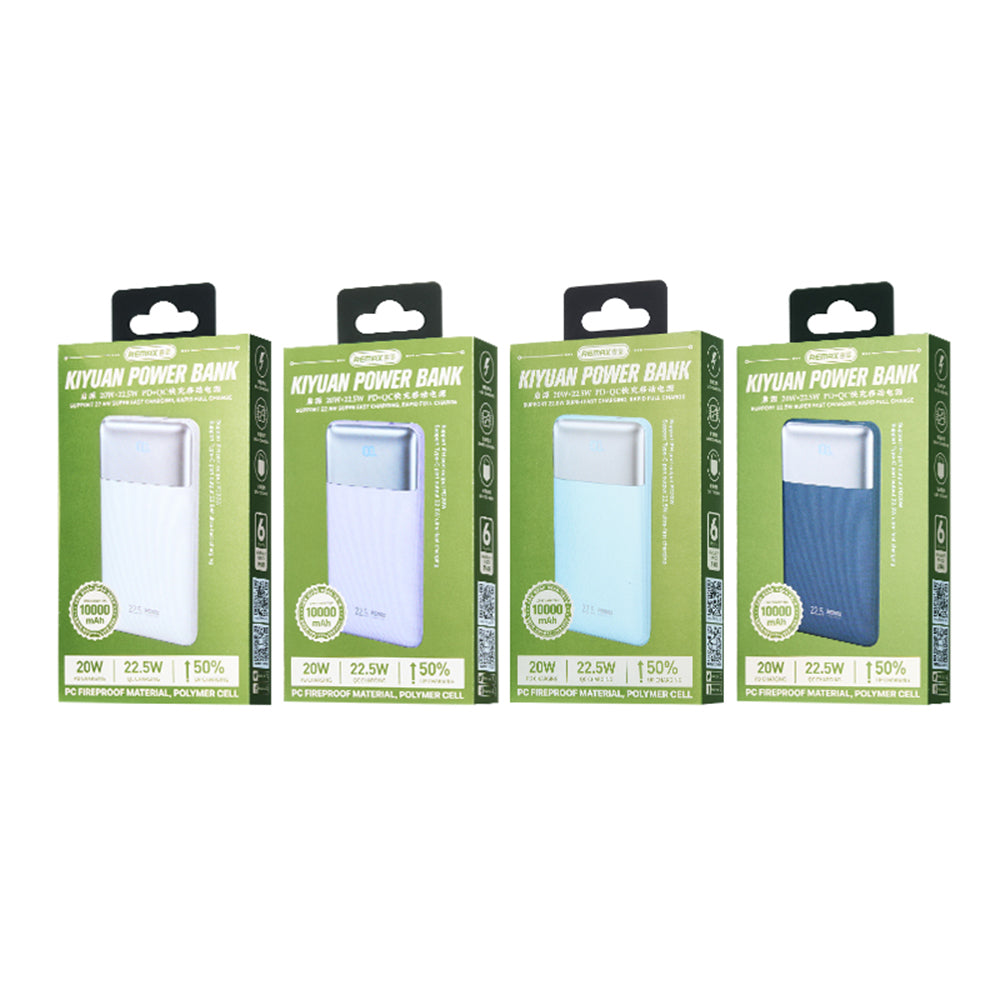 REMAX POWER BANK CARGA RAPIDA 20W +  22.5W
