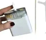 Estuche transparente del kit dental S616-9 con palillos de hilo dental visibles