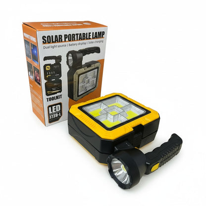 LÁMPARA SOLAR KIT DE HERRAMIENTA + ENVÍO GRATIS
