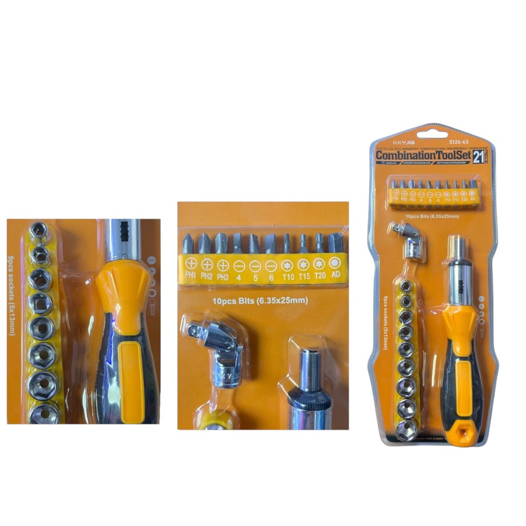 SET HERRAMIENTAS 21PCS