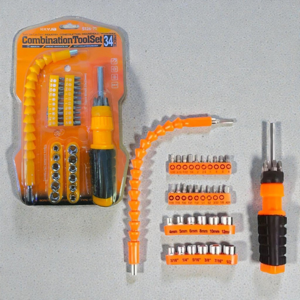 SET HERRAMIENTAS 34PCS