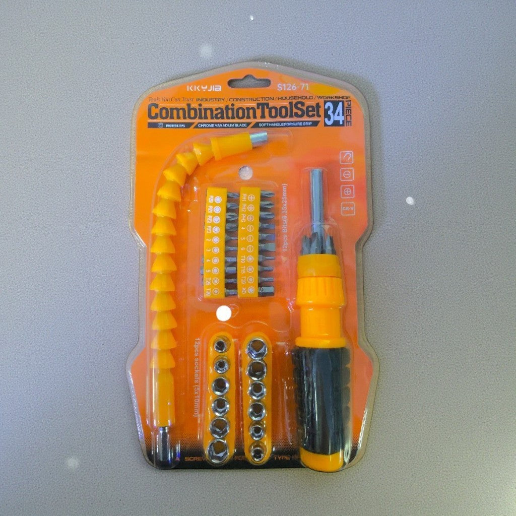 SET HERRAMIENTAS 34PCS