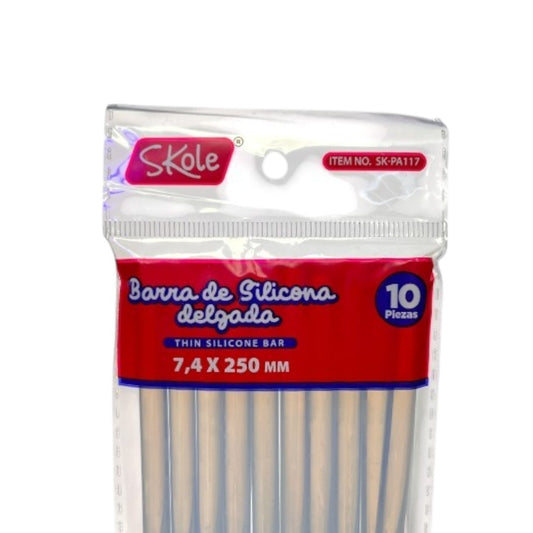 SILICONA BARRA DELGADA  (10PCS)