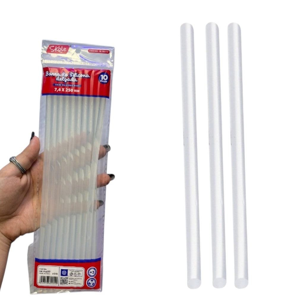 SILICONA BARRA DELGADA  (10PCS)