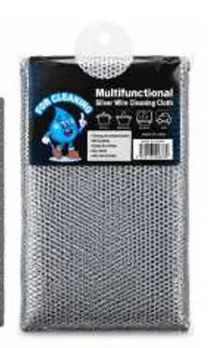 Empaque del paño metálico para limpieza multifuncional DL-29459, presentación x2