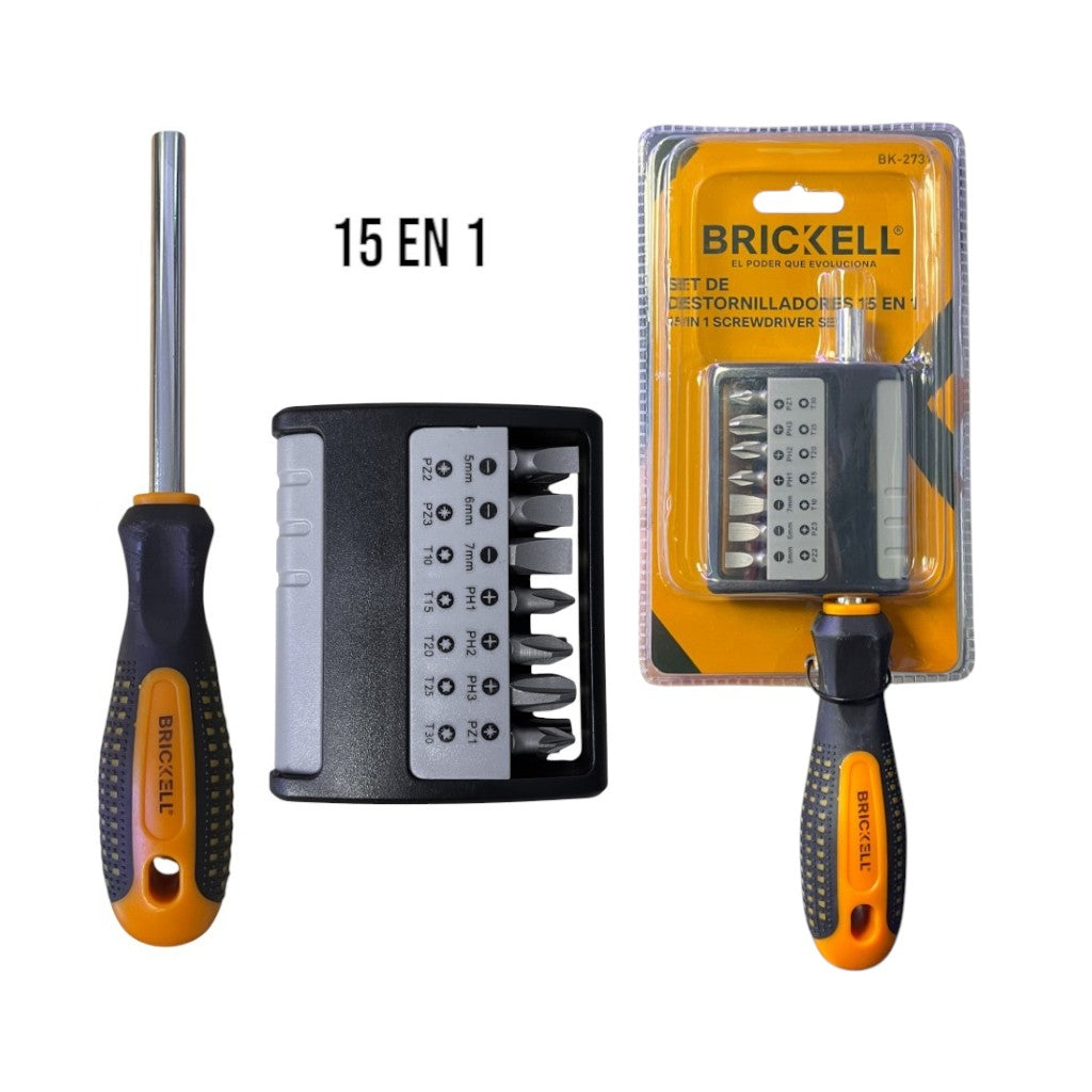 SET DE DESATORNILLADORES 15 EN 1