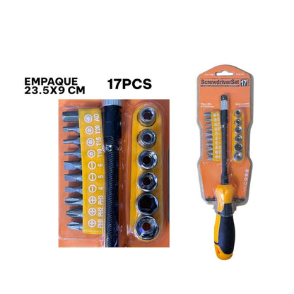 SET HERRAMIENTAS 17PCS