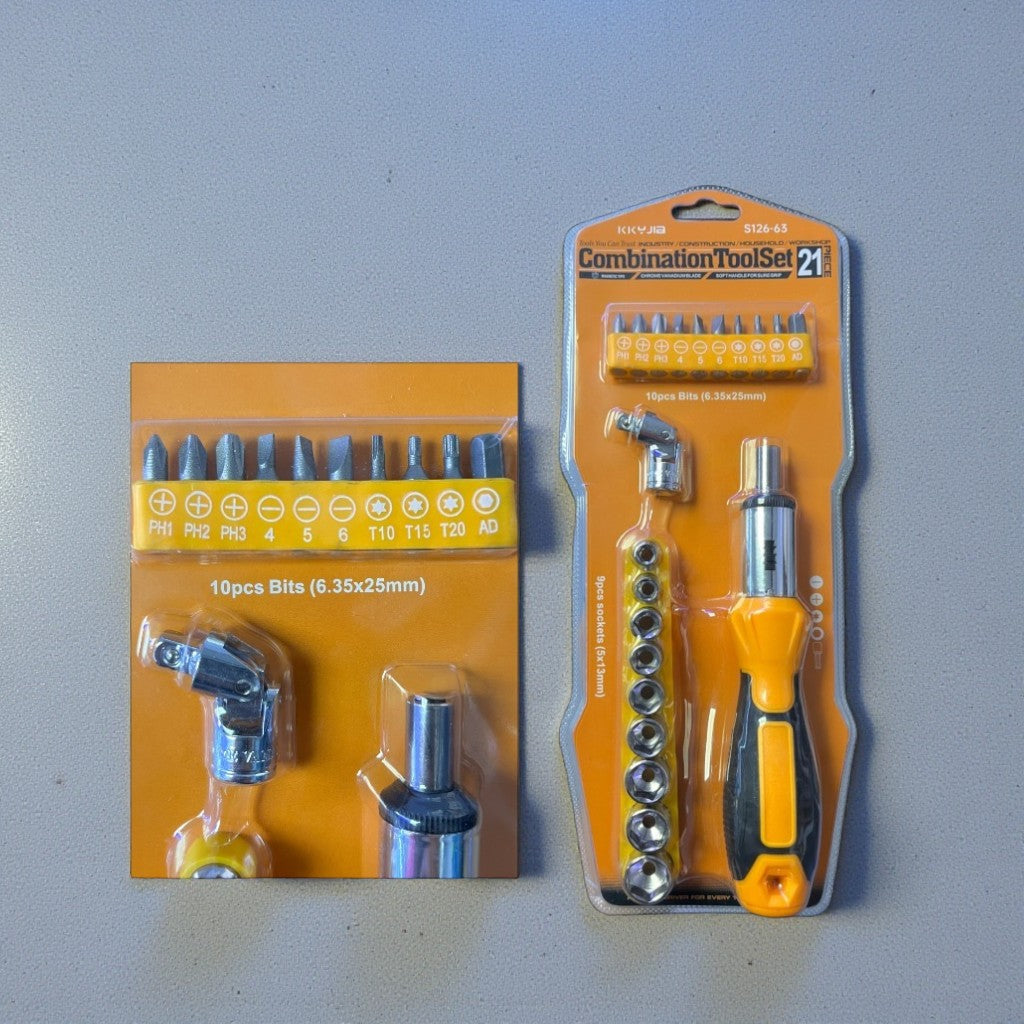 SET HERRAMIENTAS 21PCS