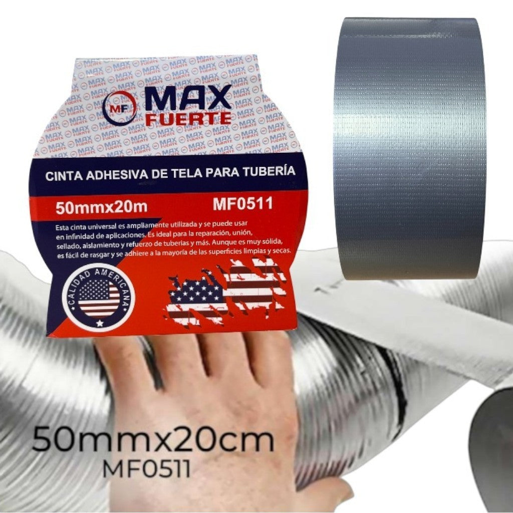 CINTA PARA DUCTOS MAXFUERTE 50MM X 20MM