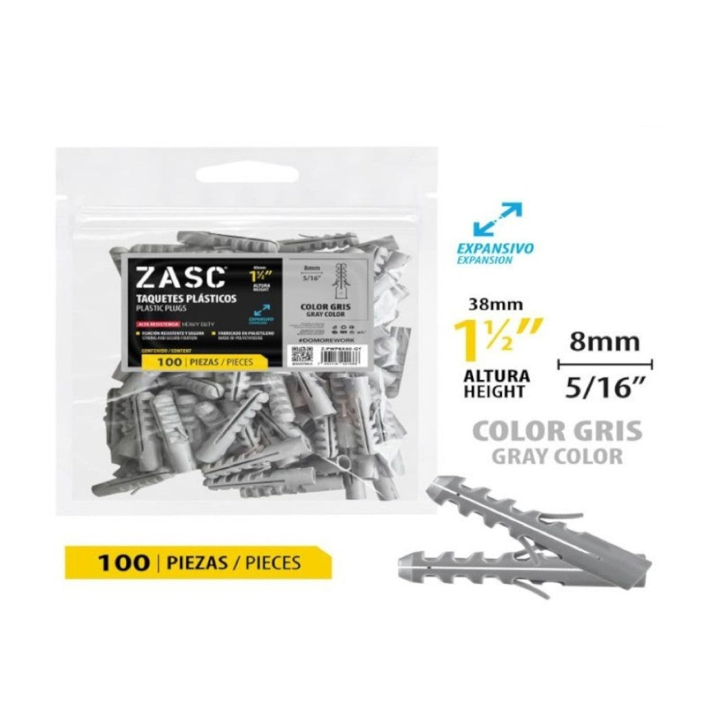 KIT CHASOS (1 1/2"(100PCS)