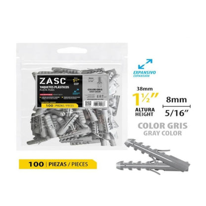 KIT CHASOS (1 1/2"(100PCS)