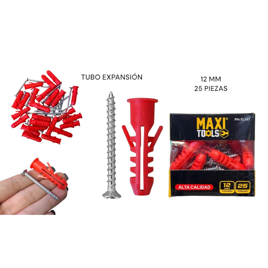 KIT DE CHASOS ROJO (12MM)(25)