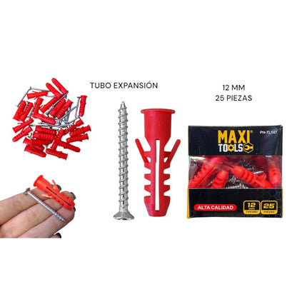 KIT DE CHASOS ROJO (12MM)(25)