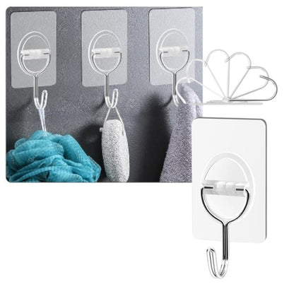 KIT GANCHOS ADHESIVOS (8PCS)