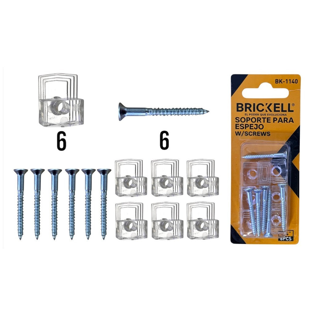 KIT SOPORTE PARA ESPEJOS (2CM)