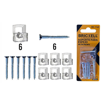 KIT SOPORTE PARA ESPEJOS (2CM)