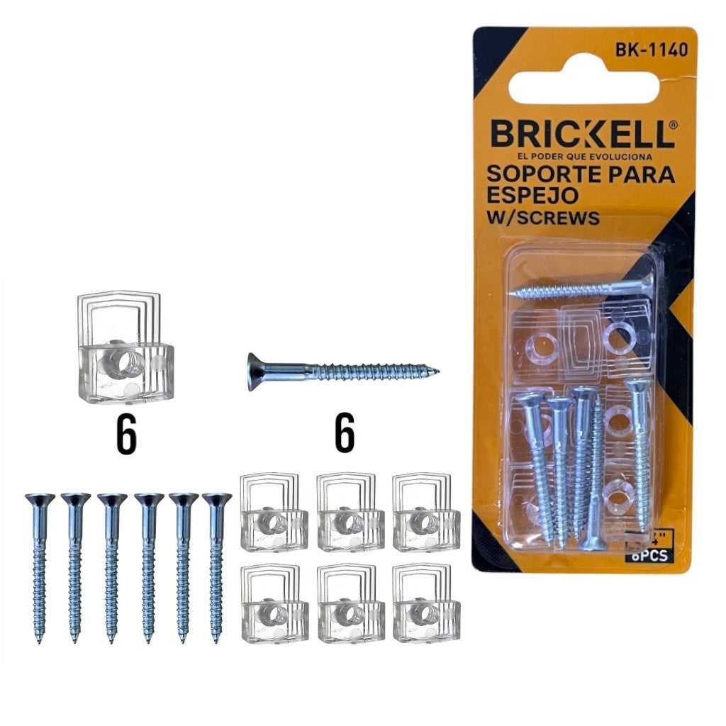 KIT SOPORTE PARA ESPEJOS (2CM)