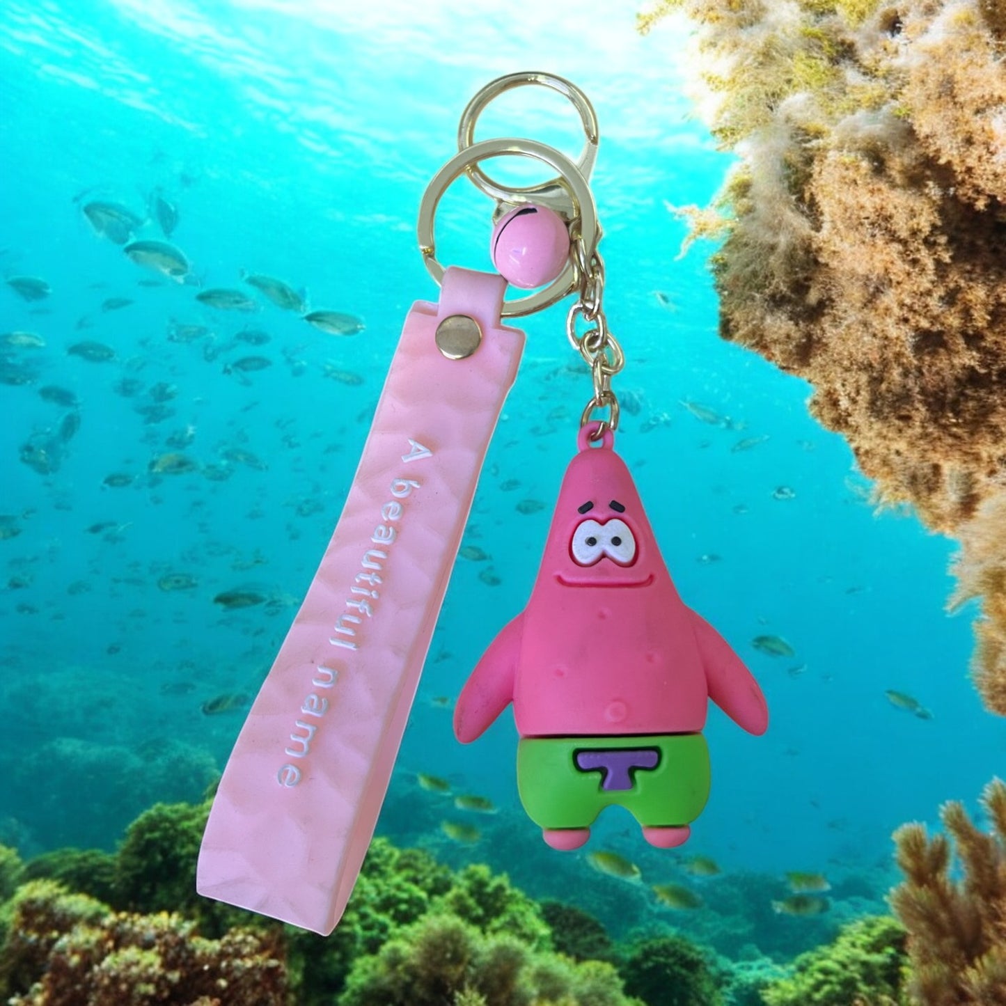 LLAVERO GOMA BOB ESPONJA