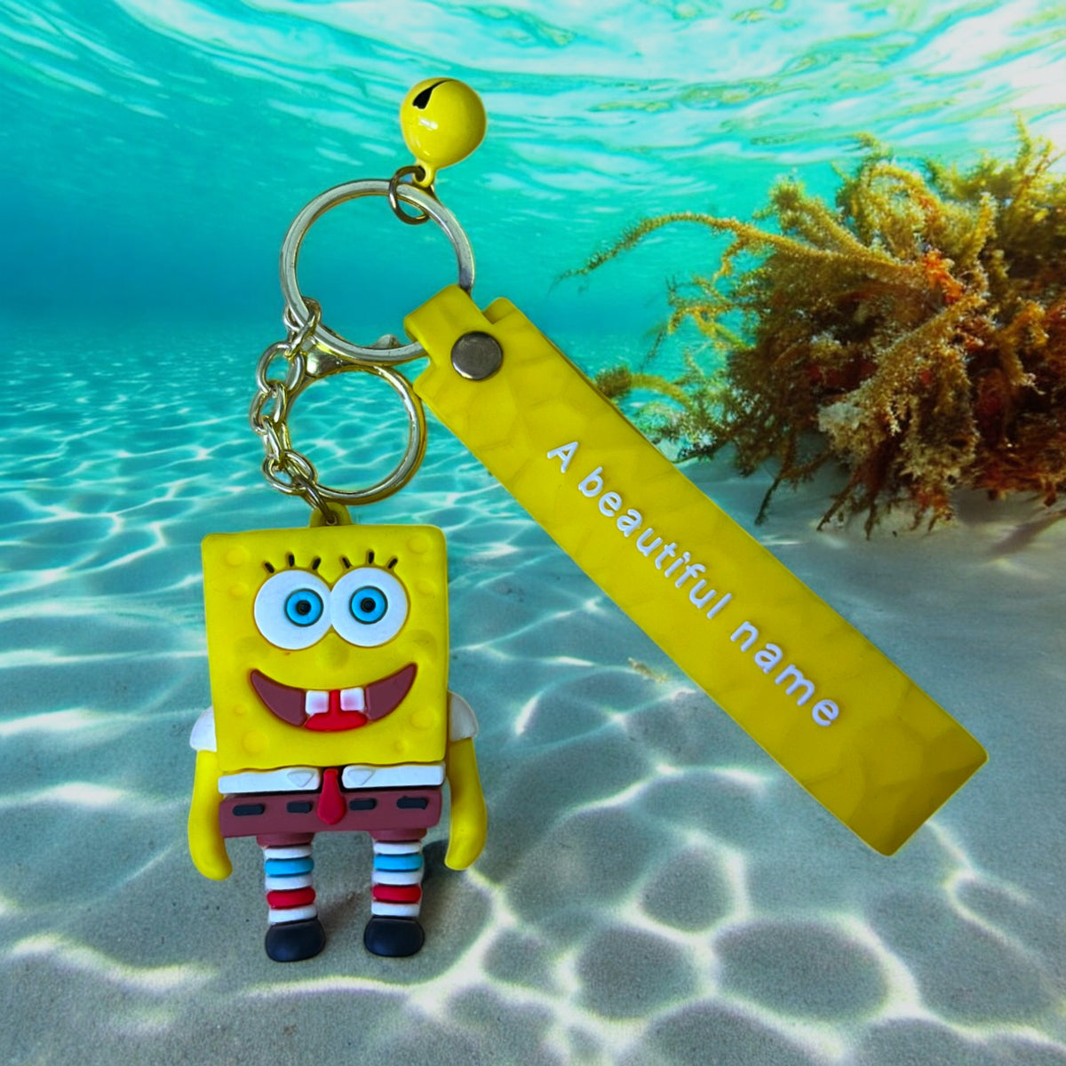 LLAVERO GOMA BOB ESPONJA