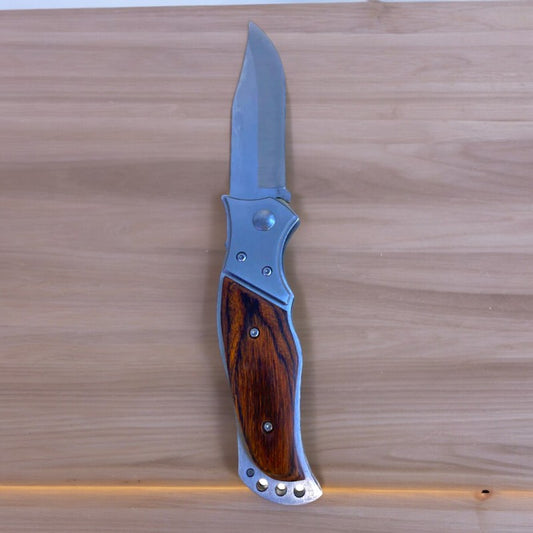 NAVAJA AUTOMATICA MANGO MADERA