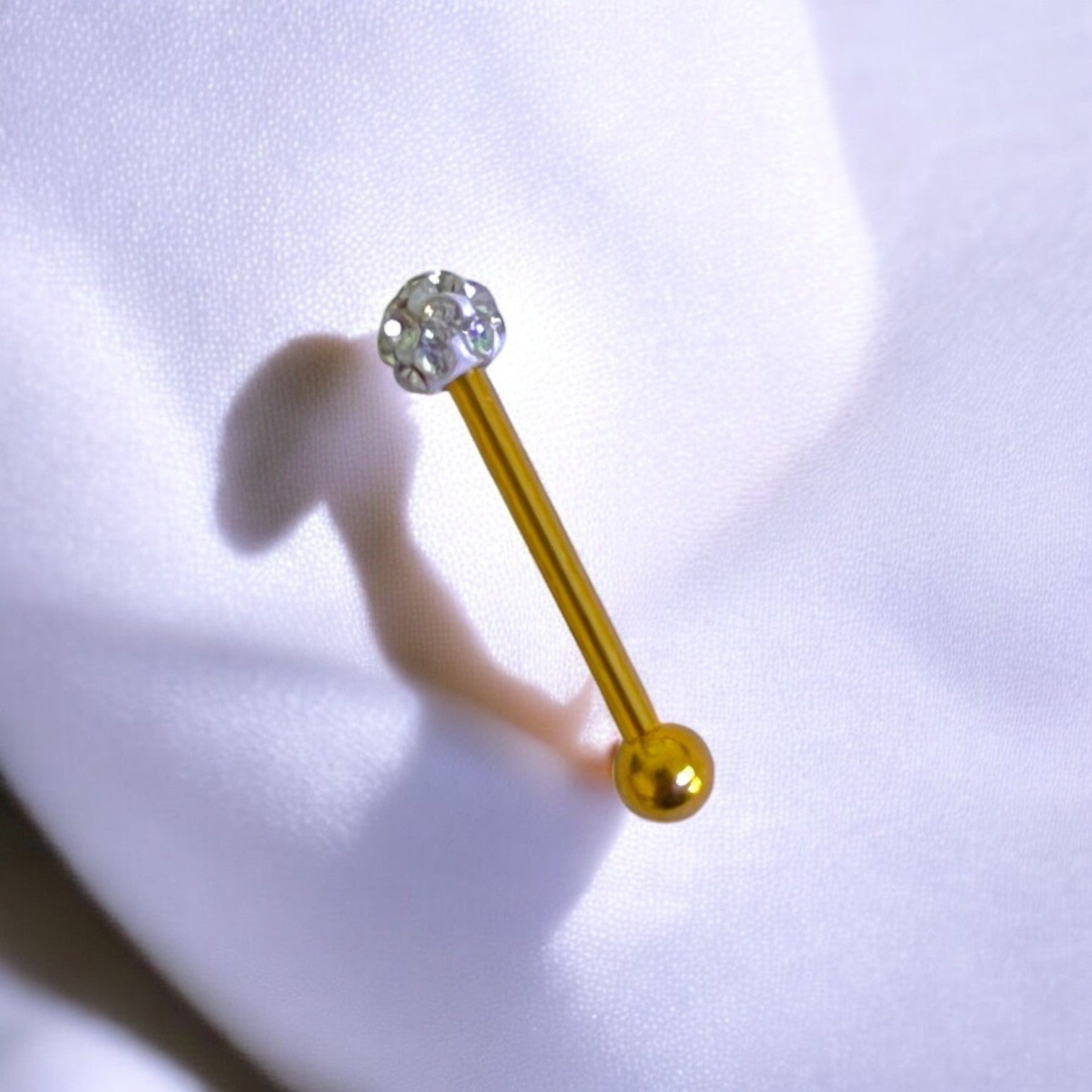 PIERCING PEZONERO BOLA FUEGO