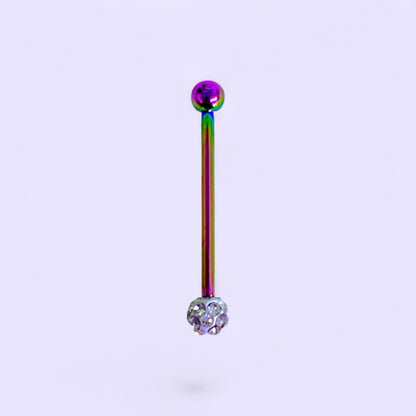PIERCING PEZONERO BOLA FUEGO