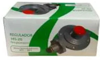 Caja del regulador de gas gris modelo MS-20