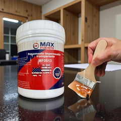 Envase de sellador impermeabilizante Maxfuerte MF0513 de 300 g.