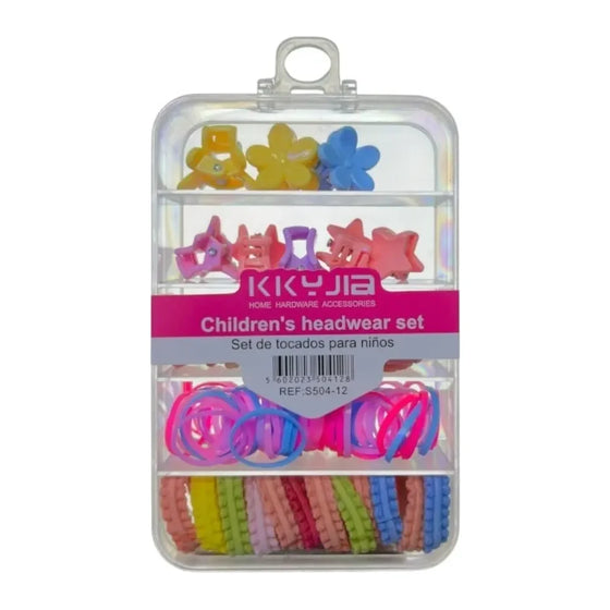 SET PINZAS Y CAUCHOS 12PCS