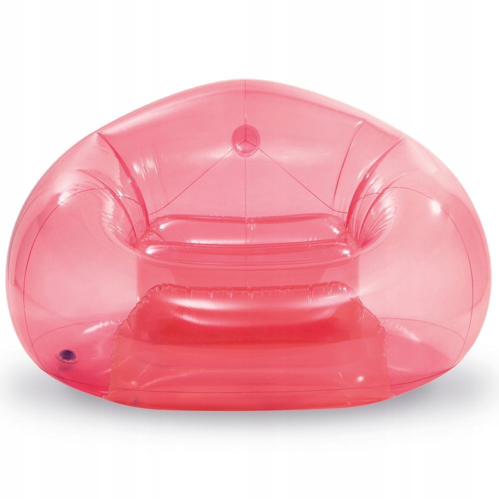 Sillón inflable rosado INTEX, vista frontal
