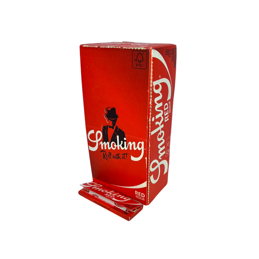 PAPEL SMOKING #8 ROJO ORIGINAL